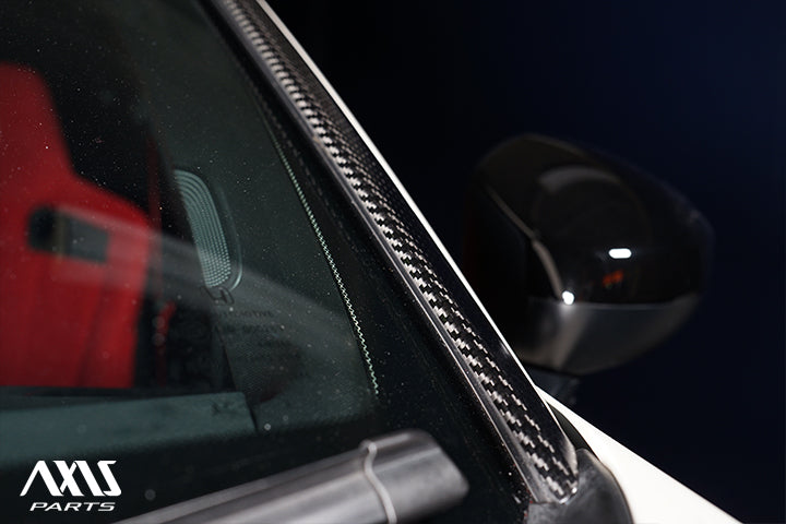 HONDA CIVIC/CIVIC Type R 【Type:FL】Drycarbon A pillar cover 2pcs/st957【for RHD&LHD】