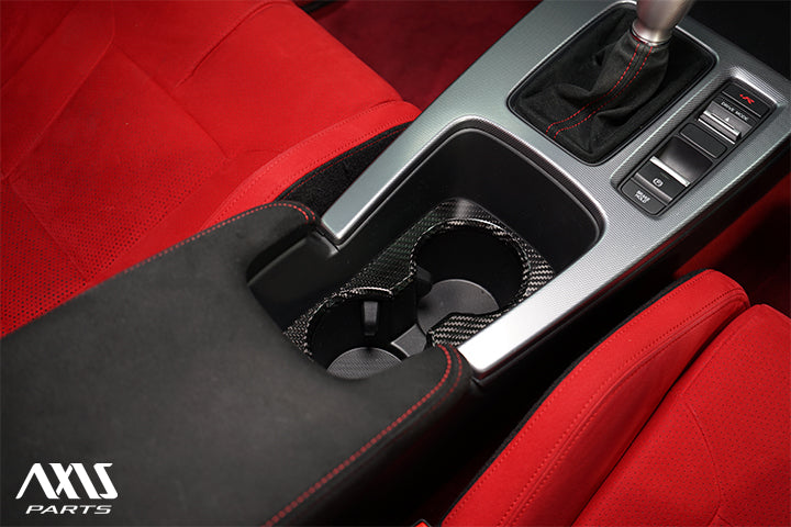 HONDA CIVIC/CIVIC Type R 【Type:FL】Drycarbon Front drink holder cover/st959【for RHD&LHD】