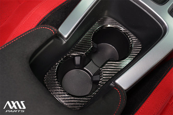 HONDA CIVIC/CIVIC Type R 【Type:FL】Drycarbon Front drink holder cover/st959【for RHD&LHD】