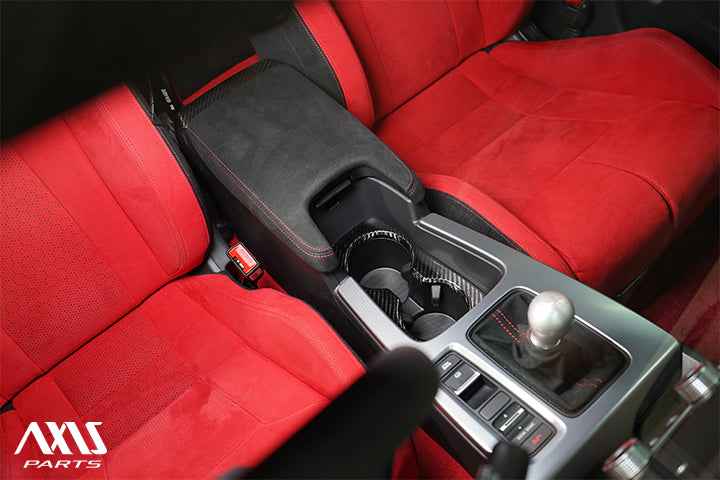 HONDA CIVIC/CIVIC Type R 【Type:FL】Drycarbon Front drink holder cover/st959【for RHD&LHD】