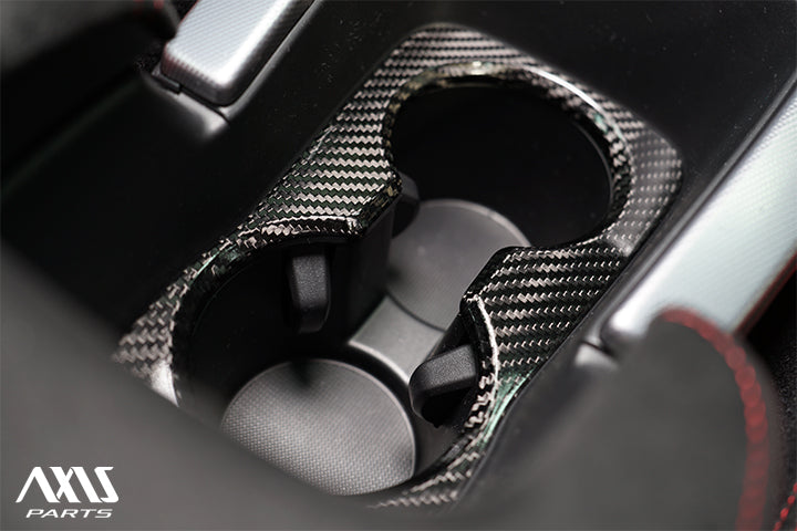 HONDA CIVIC/CIVIC Type R 【Type:FL】Drycarbon Front drink holder cover/st959【for RHD&LHD】