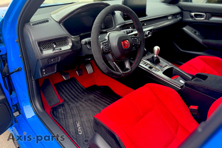 HONDA CIVIC/CIVIC Type R 【Type:FL】Drycarbon steering cover 2pcs /st835【for RHD/LHD】