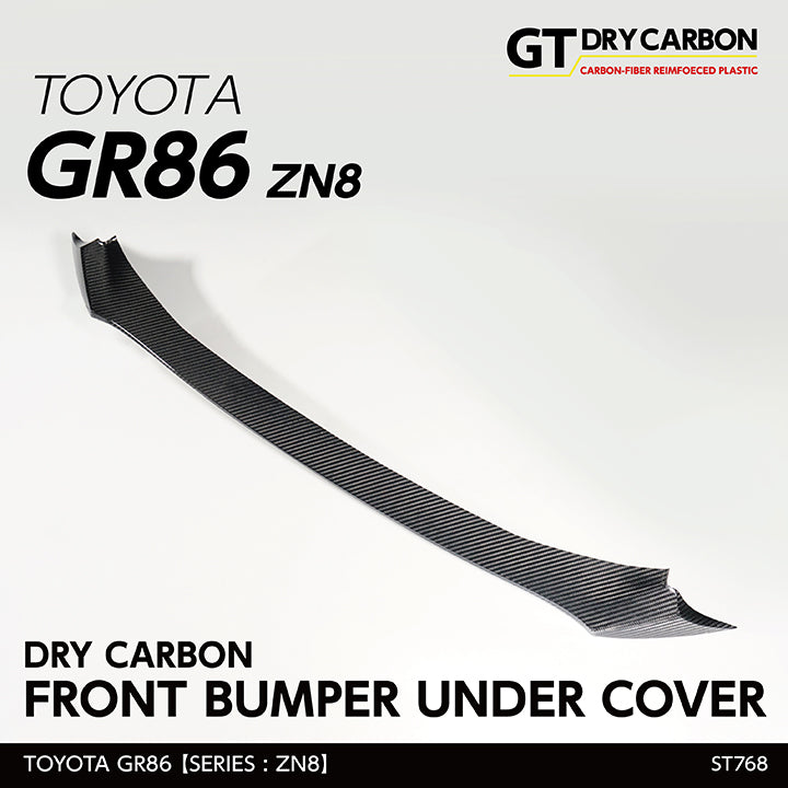 TOYOTA GR86 【Type:ZN8】Drycarbon front bumper under cover/st768【for RHD&LHD】