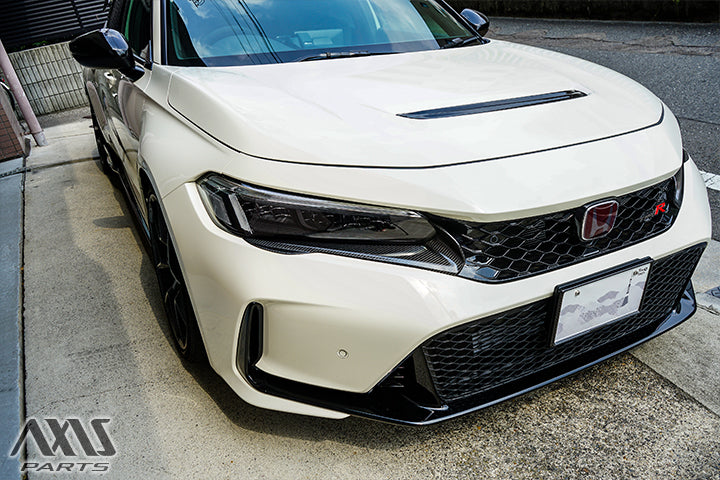 HONDA CIVIC/CIVIC Type R 【Type:FL】Drycarbon headlight garnish 2pcs/st1130【for RHD&LHD】