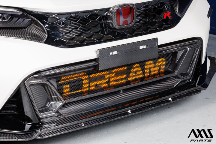 HONDA CIVIC Type R 【Type:FL5】Drycarbon Front lower grill cover 2pcs/st1141【for RHD/LHD】
