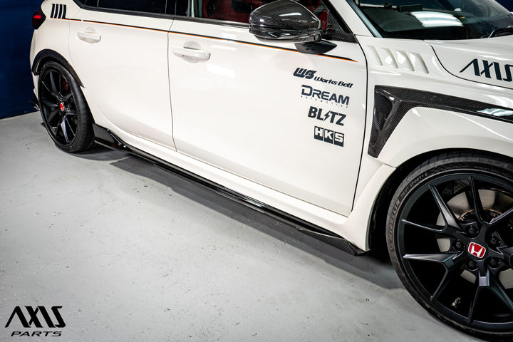 HONDA CIVIC Type R 【Type:FL5】Drycarbon Front side skirt cover 2pcs/st1133【for RHD/LHD】