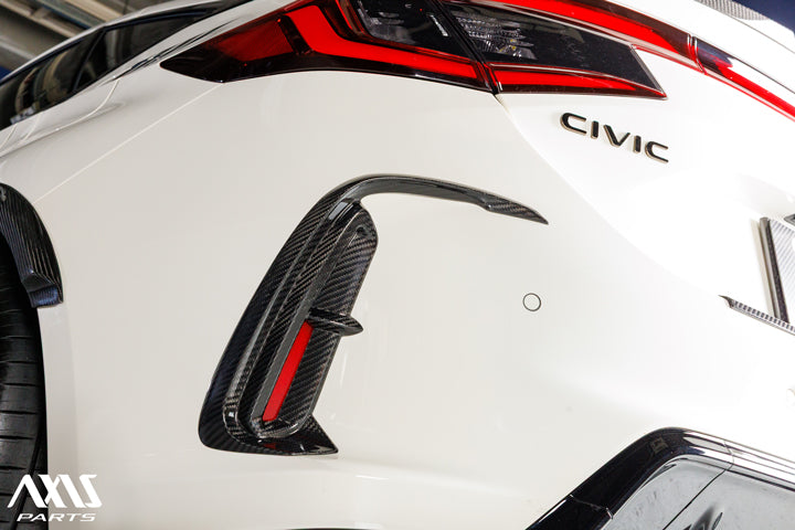 HONDA CIVIC Type R 【Type:FL5】Drycarbon Rear aero reflector cover/st1137【for RHD/LHD】