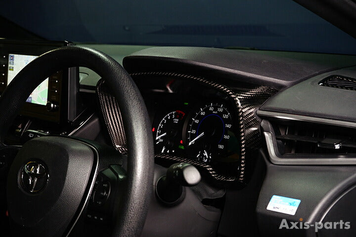 TOYOTA COROLLA SPORT/TOURING/COROLLA 【Type:210】Drycarbon Meter inner hood cover/st795usa【for LHD】