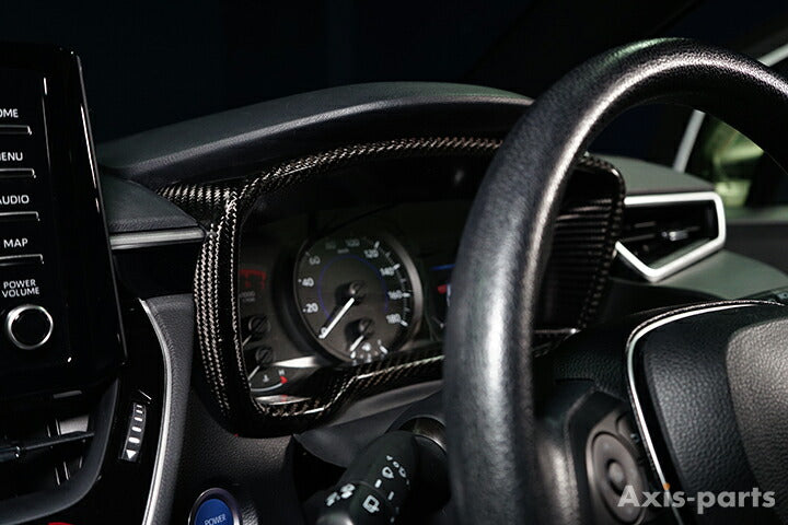 TOYOTA COROLLA SPORT/TOURING/COROLLA 【Type:210】Drycarbon Meter inner hood cover/st795usa【for LHD】