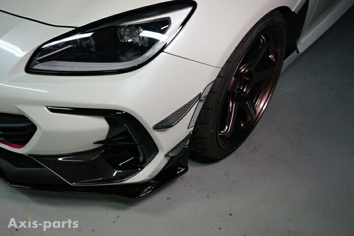 SUBARU BRZ【Type:ZD8】Drycarbon front side canard 4pcs /st836【for RHD&LHD】