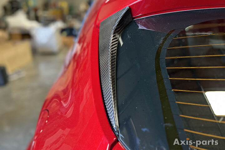 TOYOTA GR COROLLA【Type:GZEA14H】Drycarbon rear window spoiler cover 2pcs/st858【for RHD&LHD】