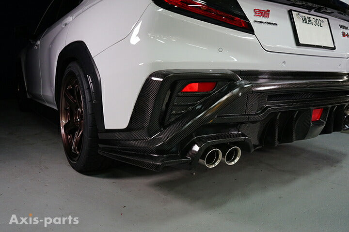 SUBARU WRX S4【Type:VB】Drycarbon rear bumper cover 3pcs /st846【for RHD&LHD】