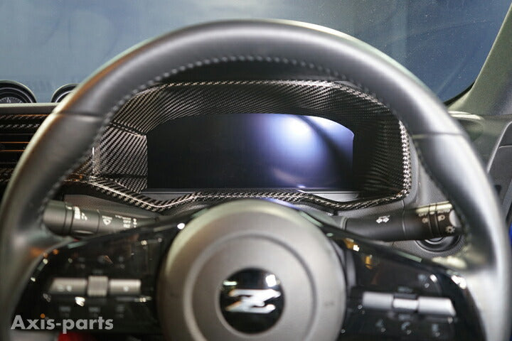 NISSAN FAIRLADY Z【Type:RZ34】Drycarbon Meter inner hood cover/st867usa【for LHD】
