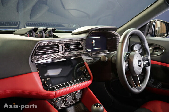 NISSAN FAIRLADY Z【Type:RZ34】Drycarbon Meter inner hood cover/st867usa【for LHD】