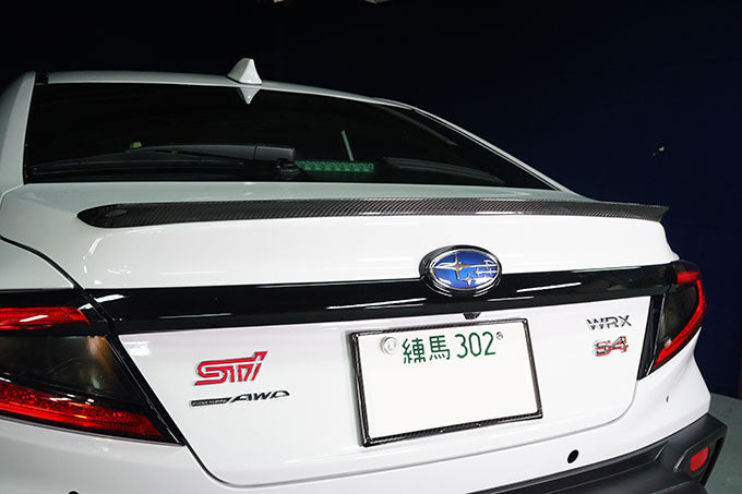 SUBARU WRX S4【Type:VB】Drycarbon trunk spoiler/rj259【for RHD&LHD】