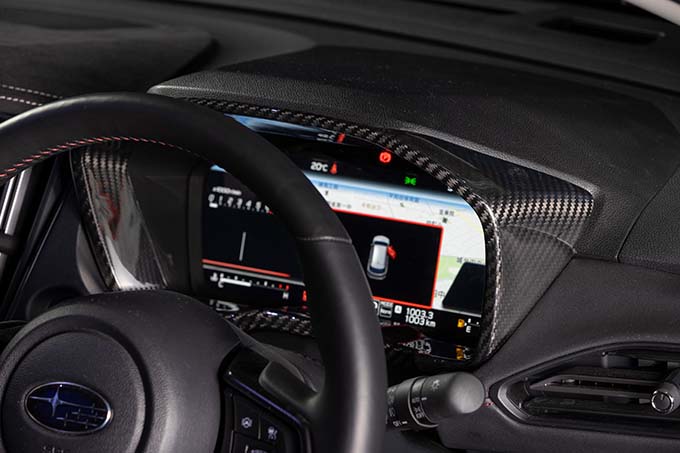 SUBARU WRX S4【Type:VB】LEVORG【Type:VN】CROSSTREK/IMPREZA【Type:GU】Drycarbon meter inner hood 1pcs /st643usa【for LHD】
