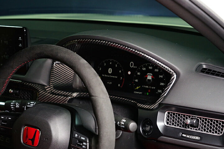 HONDA CIVIC/CIVIC Type R 【Type:FL】Drycarbon Meter inner hood cover 1pcs /st772usa【for LHD】