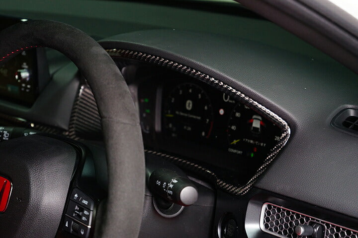 HONDA CIVIC/CIVIC Type R 【Type:FL】Drycarbon Meter inner hood cover 1pcs /st772usa【for LHD】