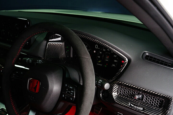 HONDA CIVIC/CIVIC Type R 【Type:FL】Drycarbon Meter inner hood cover 1pcs /st772usa【for LHD】