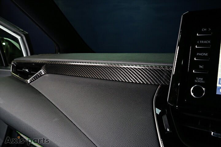 TOYOTA GR COROLLA【Type:GZEA14H】COROLLA SPORT/TOURING/COROLLA【Type:210】Drycarbon front AC panel cover 3pcs/st845【for LHD】