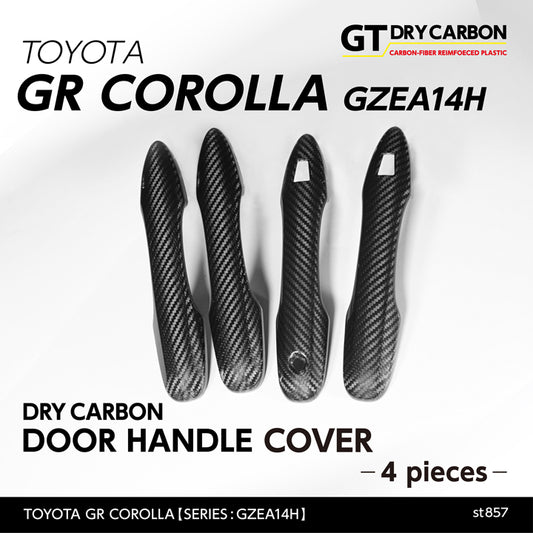 TOYOTA GR COROLLA 【Type:GZEA14H】Drycarbon Door handle cover 4pcs/st857【for LHD】