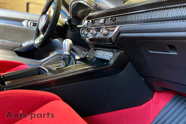 HONDA CIVIC/CIVIC Type R 【Type:FL】Drycarbon Shift panel cover 1pcs /st871usa【for LHD】