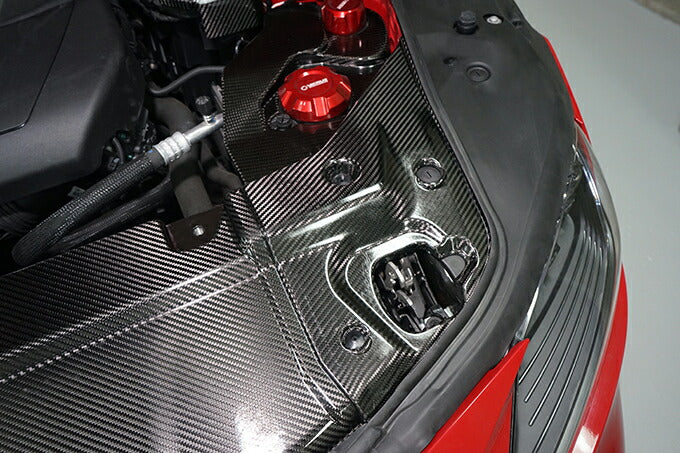 TOYOTA SUPRA 【Type:DB#2】Drycarbon radiator hood cover 3pcs/st631th【for RHD&LHD】