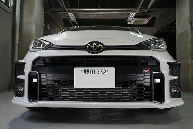 TOYOTA GR YARIS【Type:SERIES 10】Drycarbon front bumper duct cover 2pcs/st654【for RHD&LHD】