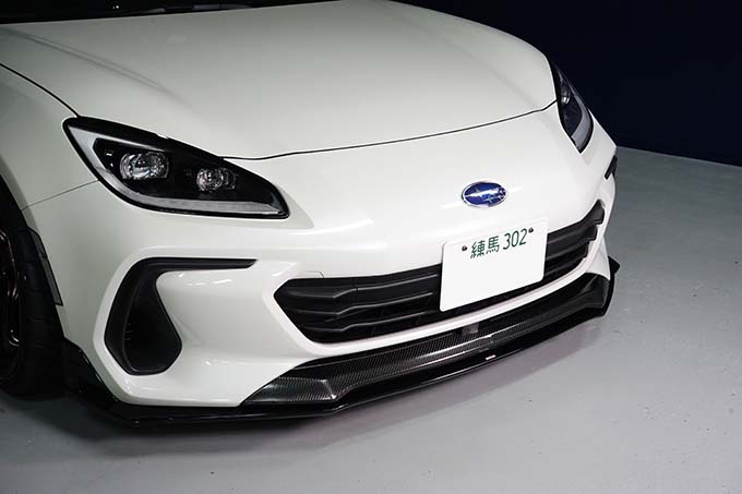 SUBARU BRZ【Type:ZD8】Drycarbon front bumper garnish 1pcs /st730【for RHD&LHD】