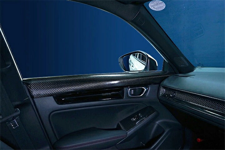 HONDA CIVIC/CIVIC Type R 【Type:FL】Drycarbon Front door trim cover 2pcs /st769【for RHD&LHD】