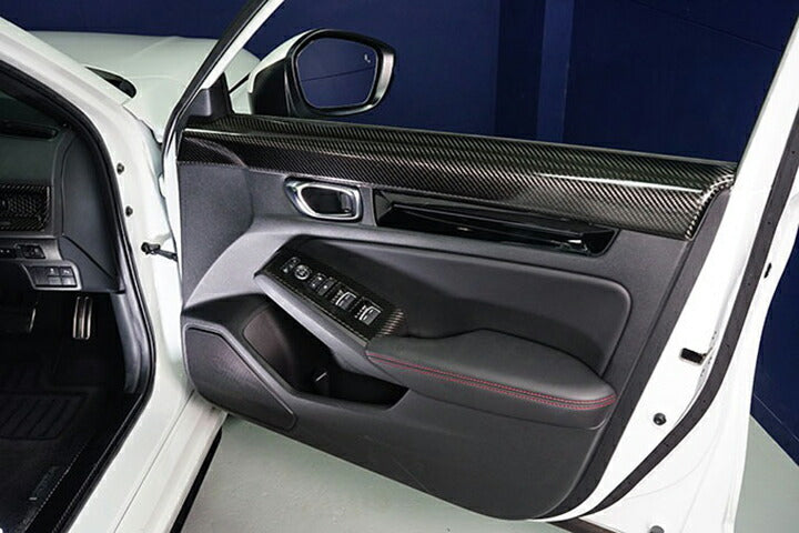 HONDA CIVIC/CIVIC Type R 【Type:FL】Drycarbon Front door trim cover 2pcs /st769【for RHD&LHD】