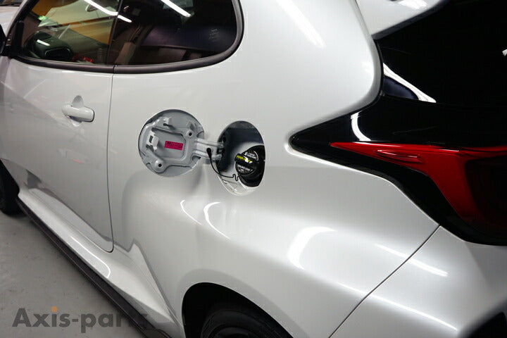 TOYOTA GR YARIS【Type:SERIES 10】Drycarbon Fuel cap cover supports high-octane only.1pcs/st774【for RHD&LHD】