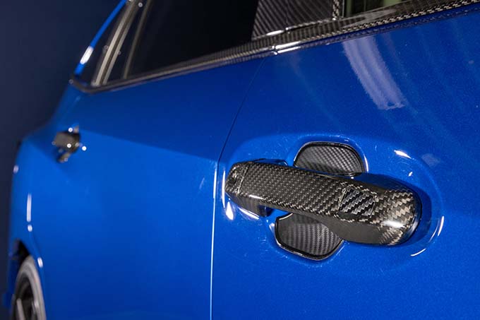 SUBARU WRX S4【Type:VB】FORESTER【Type:SK】Drycarbon door handle cover 4pcs /st314【for RHD】