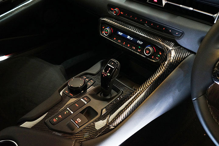TOYOTA SUPRA 【Type:DB#2】Drycarbon center console cover 2pcs/st528【for RHD&LHD】