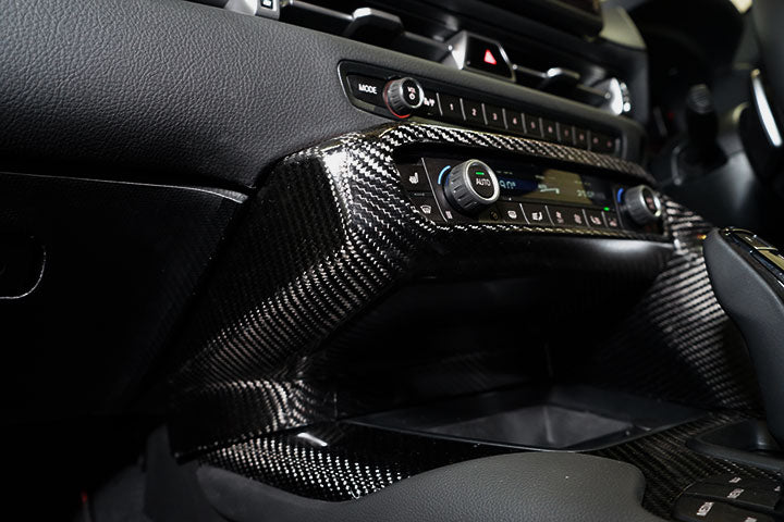 TOYOTA SUPRA 【Type:DB#2】Drycarbon center console cover 2pcs/st528【for RHD&LHD】