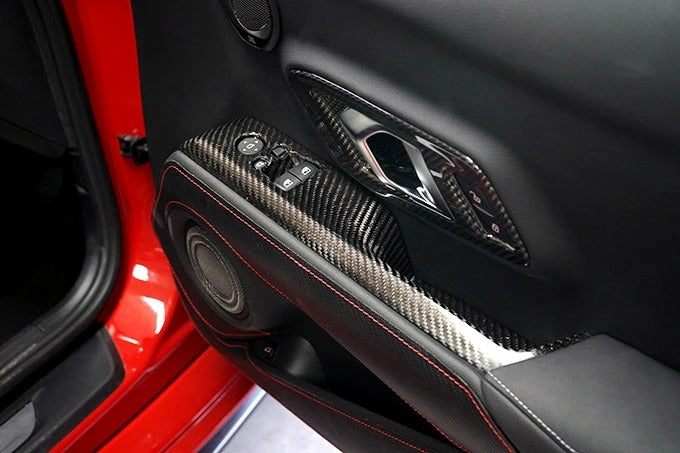 TOYOTA SUPRA【Type:DB#2】Drycarbon switch panel cover 2pcs/st538jpth【for RHD】