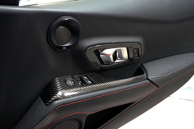TOYOTA SUPRA【Type:DB#2】Drycarbon switch panel cover 2pcs/st538jpth【for RHD】