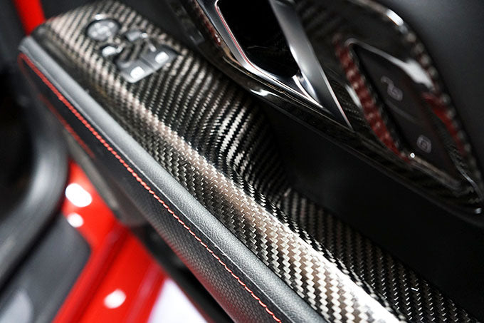 TOYOTA SUPRA【Type:DB#2】Drycarbon switch panel cover 2pcs/st538jpth【for RHD】