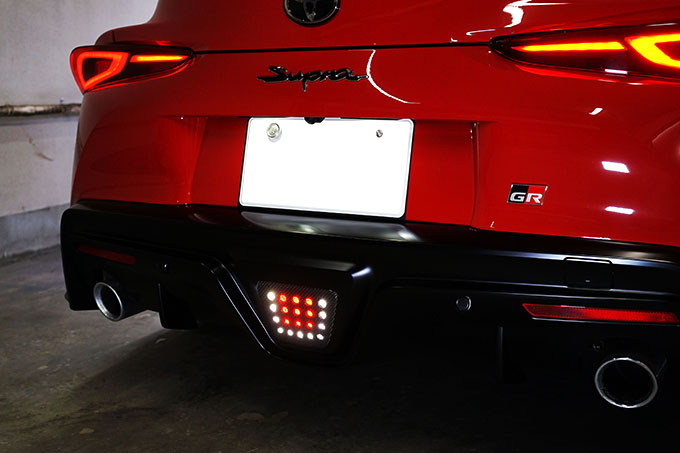 TOYOTA SUPRA 【Type:DB#2】Drycarbon rear fog light cover 1pcs/ st539th【for RHD&LHD】