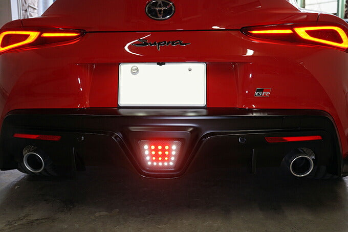 TOYOTA SUPRA 【Type:DB#2】Drycarbon rear fog light cover 1pcs/ st539th【for RHD&LHD】