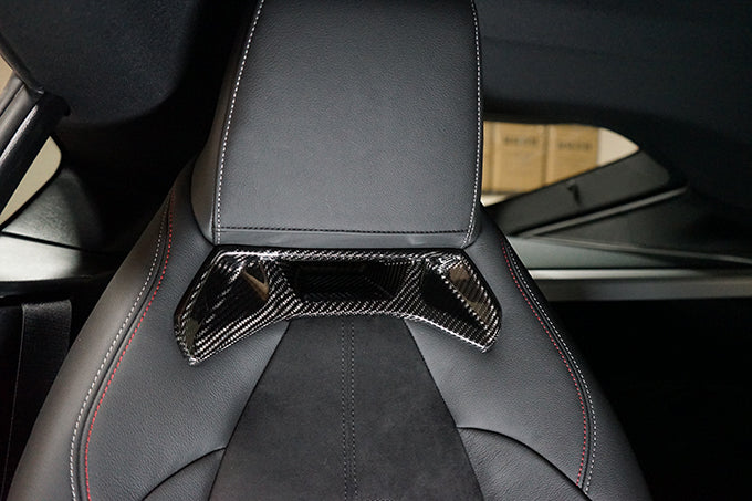 TOYOTA SUPRA【Type:DB#2】Drycarbon front seat headrest garnish 2pcs/st550【for RHD&LHD】