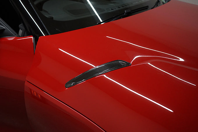 TOYOTA SUPRA【Type:DB#2】Drycarbon engine hood duct cover 2pcs/st552【for RHD&LHD】