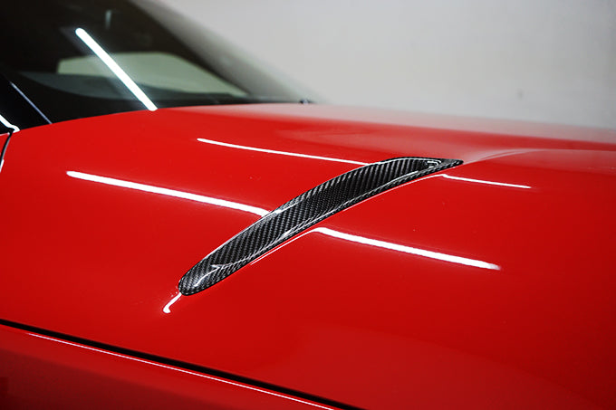 TOYOTA SUPRA【Type:DB#2】Drycarbon engine hood duct cover 2pcs/st552【for RHD&LHD】