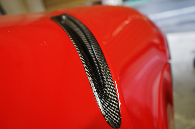 TOYOTA SUPRA【Type:DB#2】Drycarbon engine hood duct cover 2pcs/st552【for RHD&LHD】