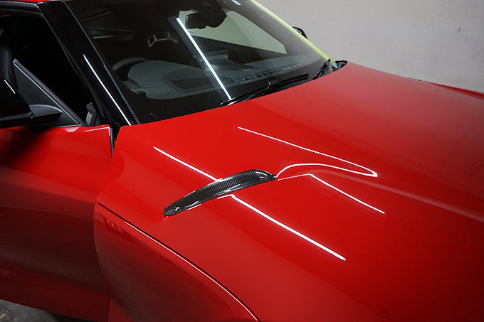TOYOTA SUPRA【Type:DB#2】Drycarbon engine hood duct cover 2pcs/st552【for RHD&LHD】