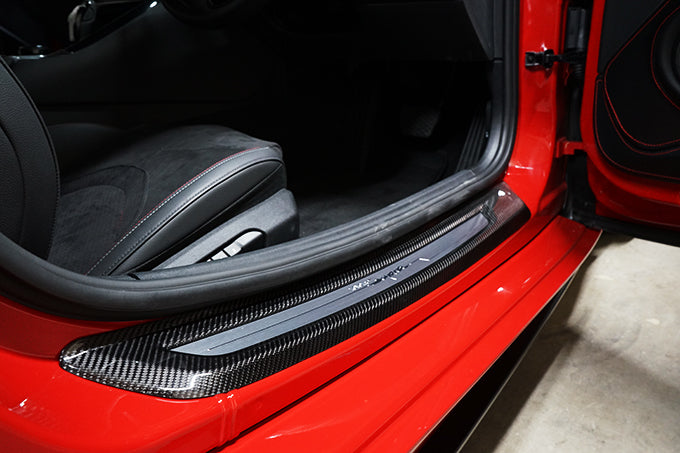 TOYOTA SUPRA【Type:DB#2】Drycarbon inner scuff plate cover 2pcs/st553th【for RHD&LHD】