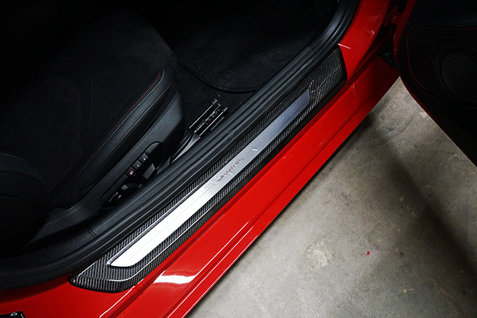 TOYOTA SUPRA【Type:DB#2】Drycarbon inner scuff plate cover 2pcs/st553th【for RHD&LHD】
