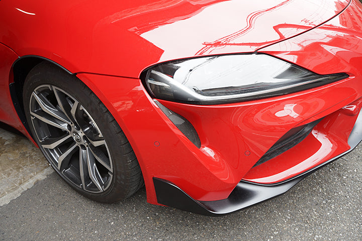 TOYOTA SUPRA【Type:DB#2】Drycarbon front bumper duct cover 2pcs/st555th【for RHD&LHD】