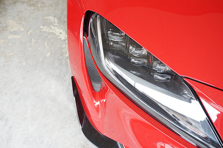 TOYOTA SUPRA【Type:DB#2】Drycarbon front bumper duct cover 2pcs/st555th【for RHD&LHD】