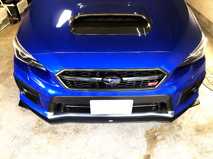 SUBARU WRX STI/S4【Type:VA(D type and after)】Drycarbon Front grill cover 1pcs/st560th【for RHD&LHD】